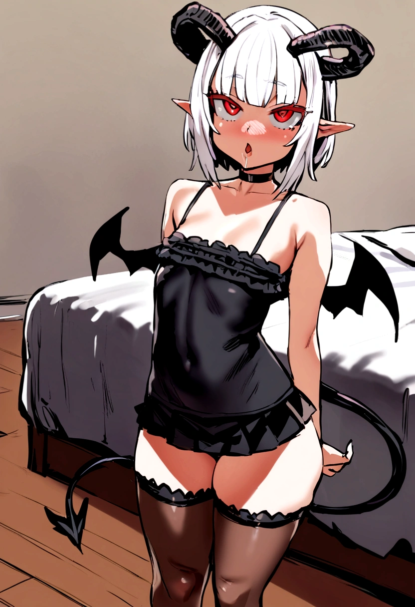 tmasterpiece，high high quality，Absurd resolution，digitial painting\(artwork of a\)，by Dagasi, Yupa,Kiyosan,(Fluffy fur，White fur，Full Body Furry，Cat pattern：1.2)，anthro male cat。Many people，White hair，Purple-eyed，Evil eyes，succubi，Seductive eyes，，Reproductive organs，duck sitting，full room view，（Shirtless：1.3）