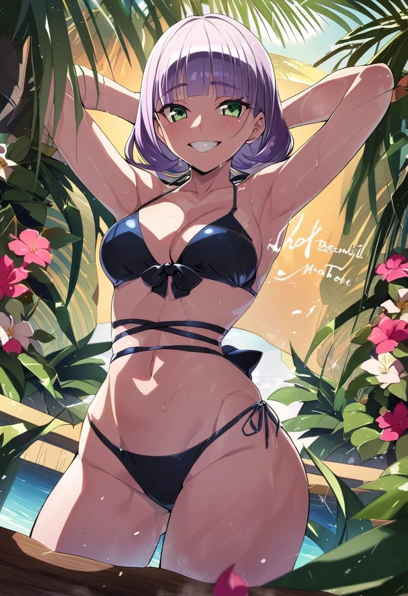 10th Generation,A beautiful woman,Beautiful breasts,Narrow waist,Beautiful buttocks,Moe,bikini,Devil Girl,A kind smile