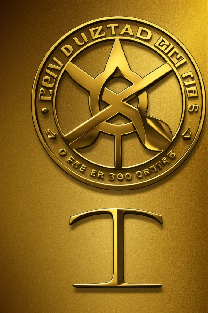 Logotipo de la marca de belleza dorada
