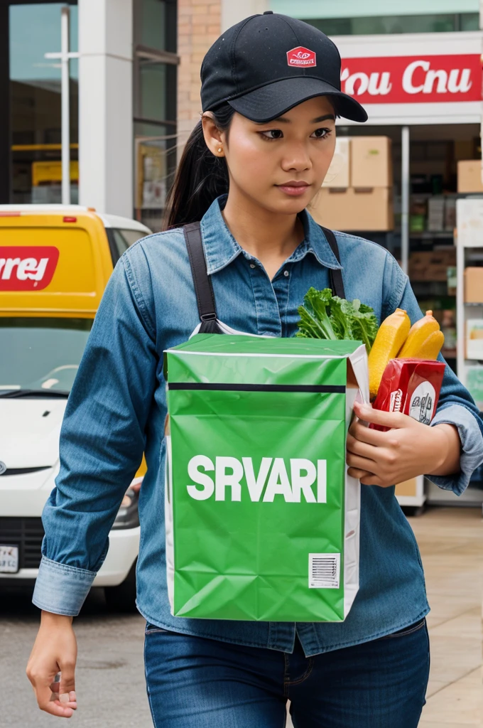 Make a logo for my groceries delivery busssiness with name (Serve Timely)