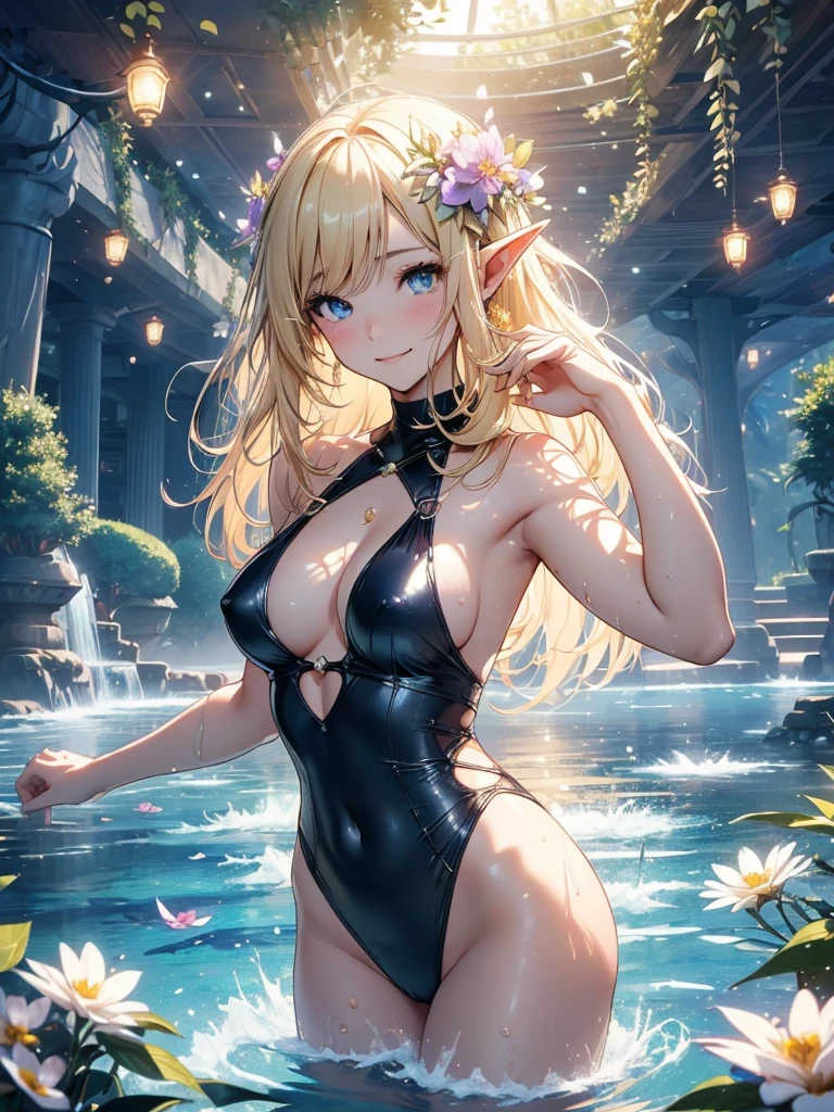 最high quality、1 woman elf 、 Swimming underwater、Bikini、zentangle,Bathing、In the water、Swimming、CourtyardShining 、NP: Worst quality ,Flower fractal art sleeping on your back,Wet、Being in the water、See-through swimsuit、Beautiful shot, radiance,High-definition depiction, Realistic, 8k, Unity, Wide Shot, light smile, Beautifully and vividly drawn, , Beautiful, beautiful, clear skin、sexy see-through swim suitSwimsuit,Countless rays of light pouring down, Swirling Light, big background, Raise one arm above your head, Intense light is emitted from the magic circle in front of the girl. flower(starry night,)universe、
Romanticism,Cowboy Shot: The most beautiful form of chaos, Mr..々color, Intertwined flowers, Particle,magical gentle light,smile,sexy,image quality、masterpiece、Beautiful Face、Super beautiful elf woman((Big breasted 22 year old office lady、Nipples、Bust 100,Beautiful long ironed hair 、Blonde hair,height: 165cm。、sexy、Esbian、、high quality、Visual art、Written boundary depth、、Elf Ears、、universe、Happy smile、Gentle light、elegant、ticker beautiful decorative、、magic、Beautiful bed、Beautiful Landscape、A kind smile、wonderful、Fluttering petals、Dance happily、、Cultivate fantasy、、Mystery light Lots of flowers、、art、art,mystery,Ultra-high resolution,atmosphere