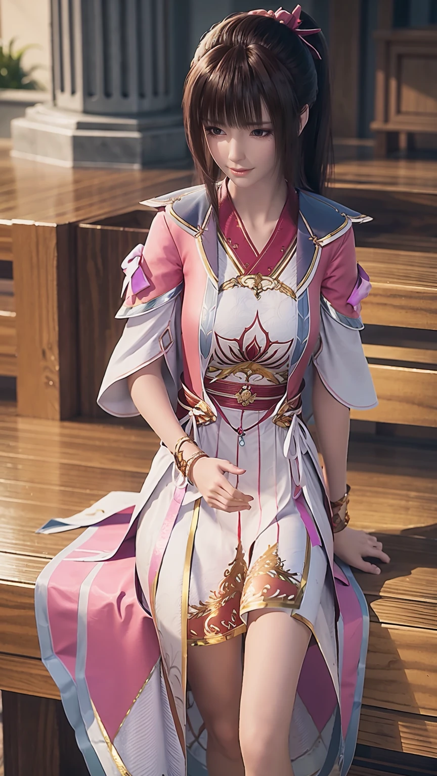 masterpiece，Best image quality，HD 8K Wallpaper，Nice photos，elegant single woman，circle skirt，Shining eyes，Every detail is perfect，A masterpiece of exquisite beauty，The beauty of purity and lightness，gentle and elegant，Attention to detail，Lace round skirt，immortal，huge，Full body capture