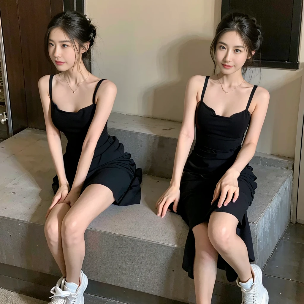 (a photo of the night sky), (a photo of a nighttime landscape), (black dress), (a girl pretty girl with perfect figure), (Short flared dress), (cotton spaghetti-strap top), (strapless dress), (short summer wedding dress), (32K,1 20-year-old girl, The light from the rear window is backlit, Ray traching), (full body), (white sneakers), (a pair of white leather boots, highly detailed boots), (hair black), (two-parted hair :1.3), (very thick hair), (hands close to the body), (Slender chest), (visible shoe sole :1,5), (short upper chest :1.5), (pectoral muscles are large :1.5), (upper breasts are firm and round :1.5), (stand upright), (two shoe ends), (two shoe toes) ,(put on blush), (apply powder), (makeup), (standing), (asian girl princess), (thick thighs), (large calves), (Black non-reflective fabric for making dresses), (dark colthing), (large knees), one-piece dress, seamless dress), ( wedding dress), (Short flared dress), (Short flared dress), (Short flared dress), (Short flared dress), (Short flared dress), (Short flared dress), (Short flared dress), (Short flared dress), (Short flared dress), (Short flared dress), (Short flared dress), (Short flared dress), (Short flared dress), (Short flared dress), (Short flared dress), (Short flared dress), (Short flared dress), (Short flared dress), (strapless dress), (strapless dress), (strapless dress), (strapless dress), (strapless dress), (strapless dress), (strapless dress), (strapless dress), (strapless dress), (strapless dress), (cotton spaghetti-strap top), (cotton spaghetti-strap top), (cotton spaghetti-strap top), (midi dress) , (knee-length outfit), (knee-length outfit), (large knees), (one-piece dress), (seamless dress), (long shins) , (big shins), (knee gap)