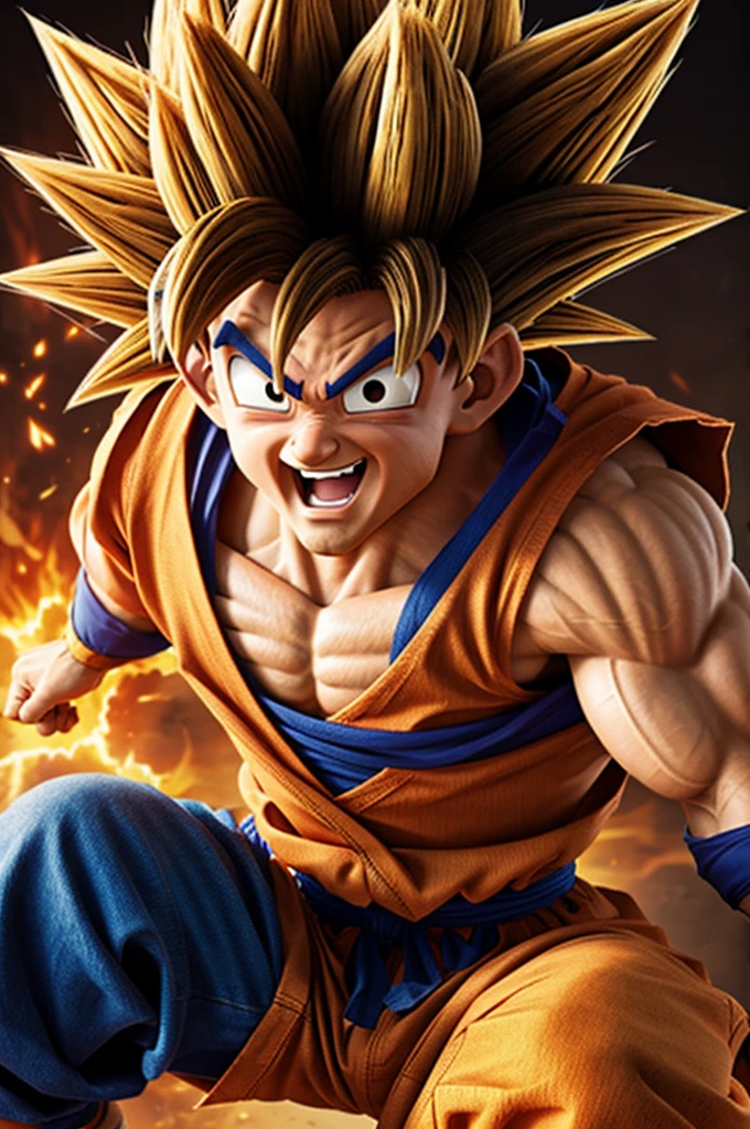 Goku in Pixar version
