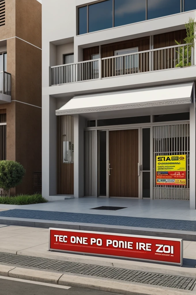 Imagen de publicidad de que lleves el nombre de la empresa ( tecno zone ) and stops the sale of electrical components