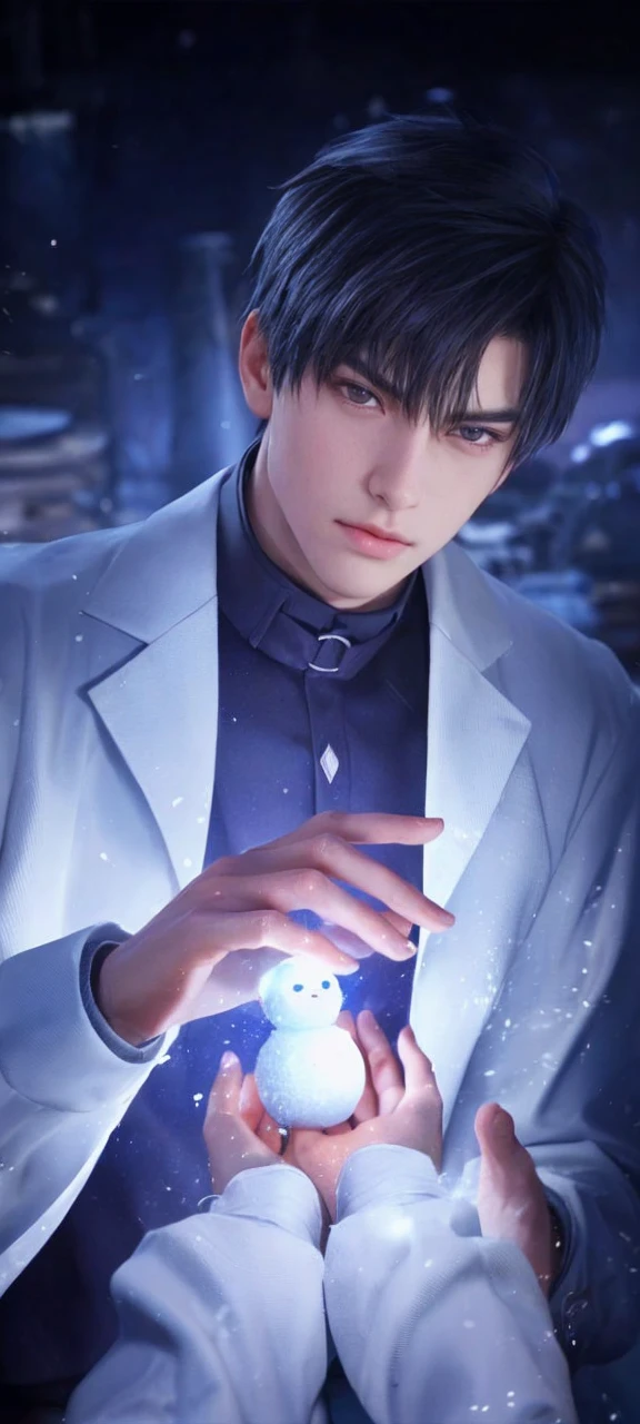 masterpiece, 1boy, handsome, black hair, undercut hair, perfect face, detailed eyes and face, black eyes, clean shaved, muscular, capturing a rural atmosphere, dynamic lighting, unreal engine 5,