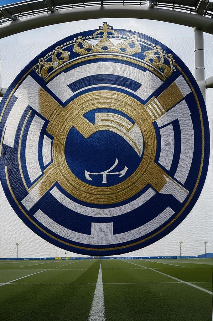 Escudo equipo de football inspirado en el realmadrid