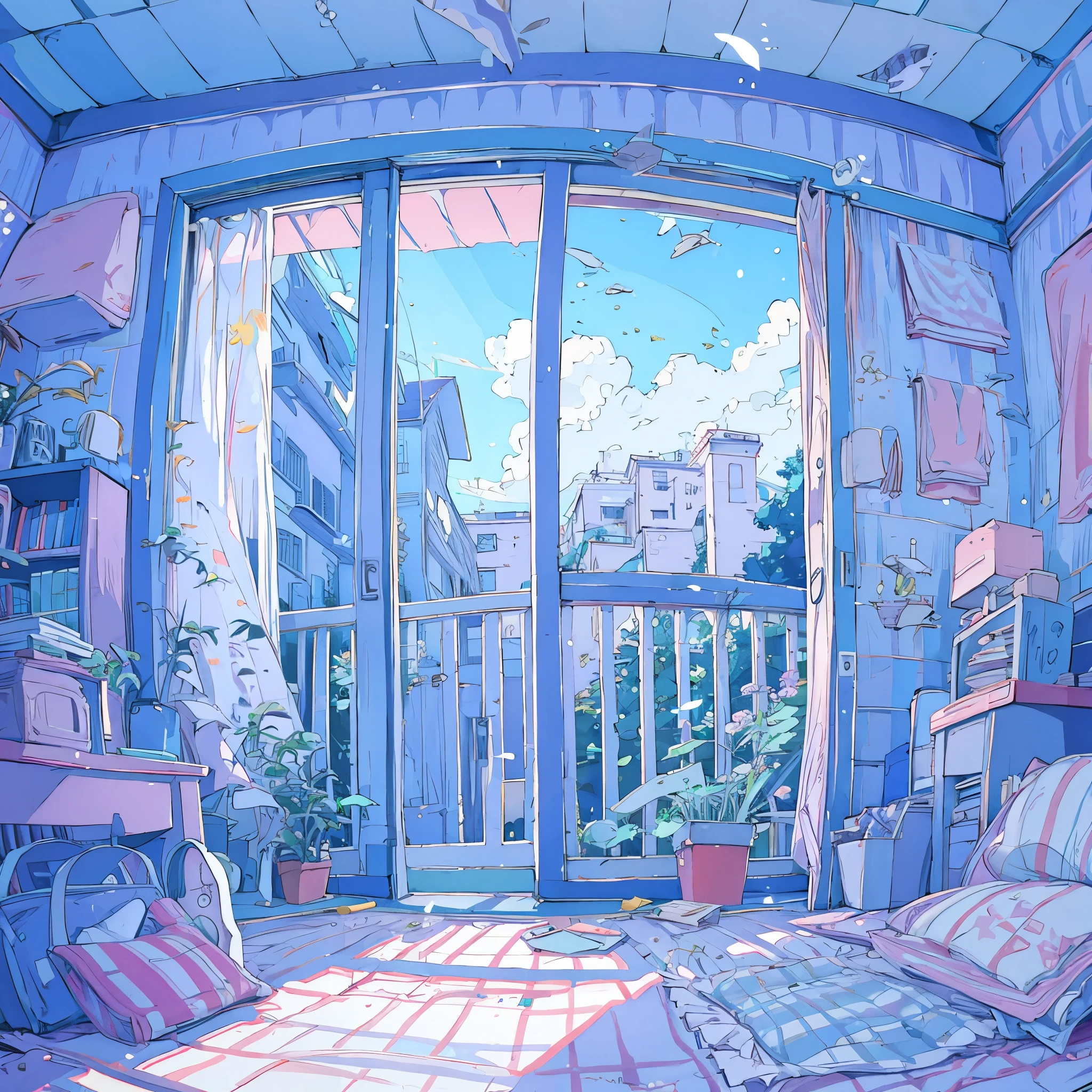 garden in a girl