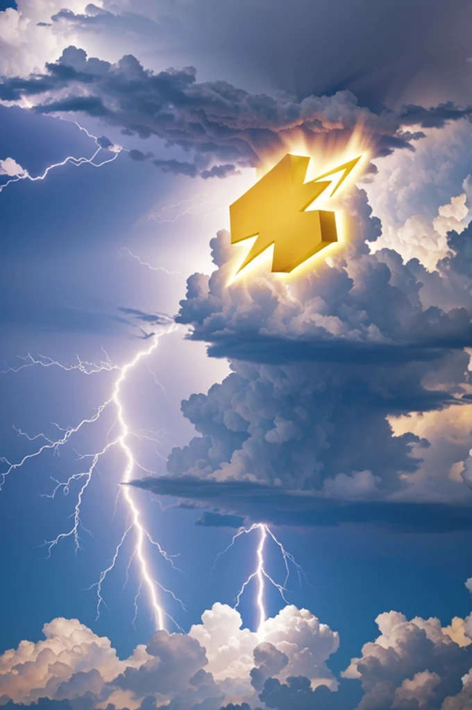A dollar sign emoji being struck by lightning.