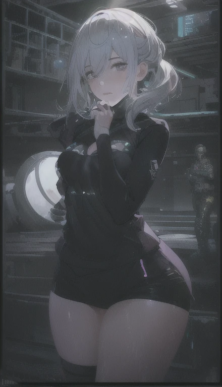 ((La mejor calidad)), ((obra maestra)), (muy detallado:1.3), ..............3D, Beautiful (cyberpunk:1.3) Mujer hacker, peinado corto,pelo corto, Volver al visor, cabello grueso, Terminal de ordenador operativo, Pantalla montada en la cabeza, computer server, Pantalla LCD, fiber optic cable, Logotipo de la empresa, HDR (High Dymanic Range), Trazado de rayos, NVIDIA RTX, Super resolution, Irreal 5, Subsoil Scatter, Textura PBR, Post-procesamiento, Anisotropic filtering, profundidad de campo, maximum sharpness and sharpness, Texturas multicapa, Albedo y Highlight Maps, Sombreado de superficies, Accurate simulation of light-material interactions, proporciones perfectas, Renderizado de octanaje, duotone lighting, ISO bajo, balance de blancos, Regla de los tercios, amplia apertura, 8K RAW, efficient sub-pixels, sub-pixel convolution, glow particles, dynamic  pose