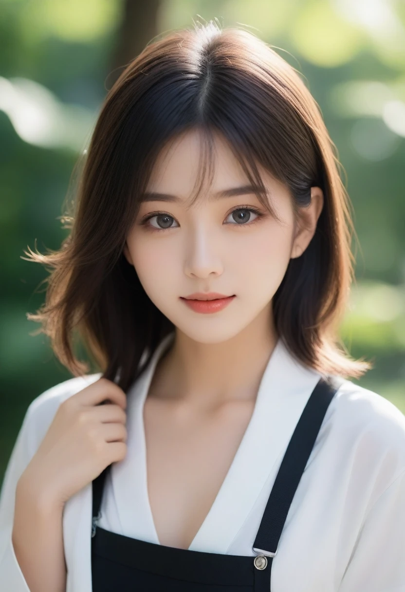8k, Ultra-high resolution, Highest quality, masterpiece, 三分割法によるphotograph,Surreal, photograph, 1 girl, (16 years old:1.3), pretty girl, Cute face, Beautiful eyes in every detail, 細かくdetailedに,masterpiece,, One Girl:1.2, Japan Female Announcer,Young Wife,Urban area,whole body, Beautiful Face, (Skin with attention to detail:1.2), White shirt,Black Pencil Skirt,suspenders,Black garter stockings,Short Bob,Looking at the audience、beauty,Long neck、Laugh a little、Please close your mouth and laugh、(((Ideal body type))),A-cup small breasts :2,、Portraiture:2、Perfect ???????、鮮明なdetailed、detailed、Surreal、Light and shadow,Strong light 