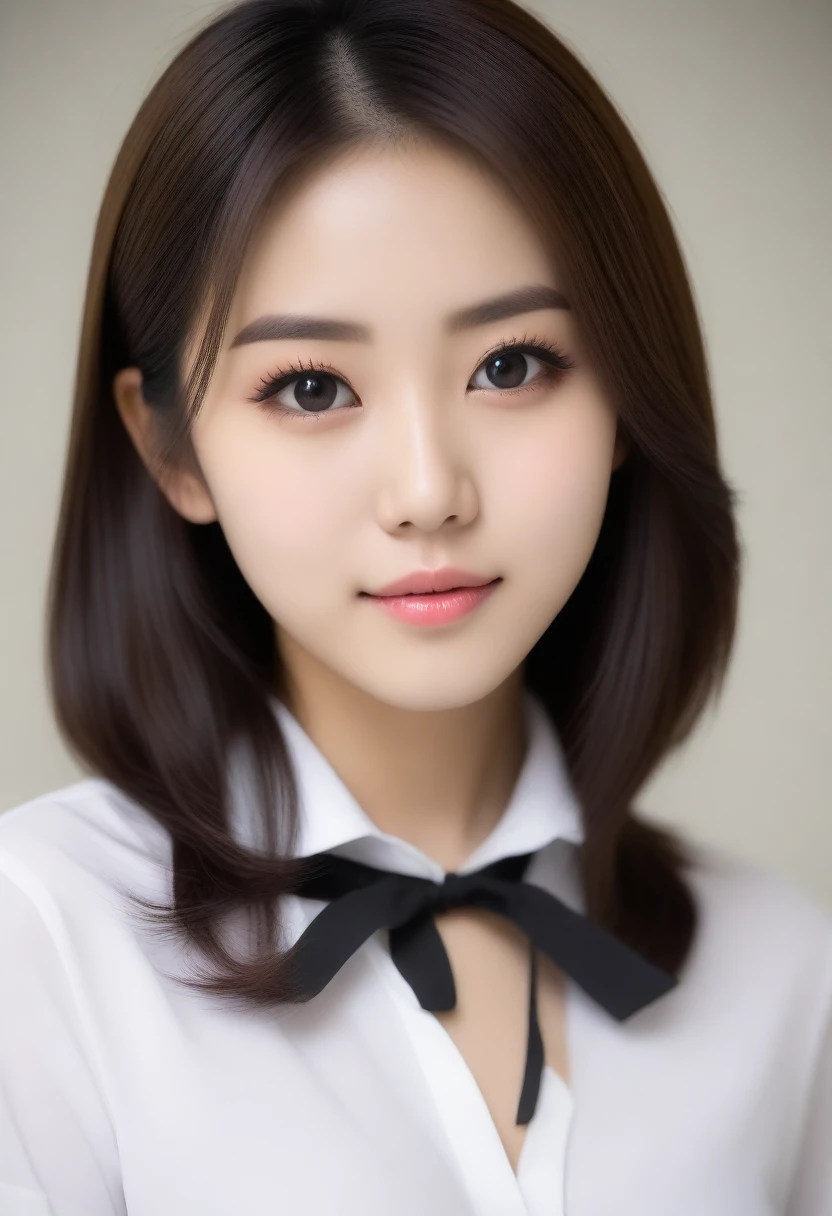 8k, Ultra-high resolution, Highest quality, masterpiece, 三分割法によるphotograph,Surreal, photograph, 1 girl, (16 years old:1.3), pretty girl, Cute face, Beautiful eyes in every detail, 細かくdetailedに,masterpiece,, One Girl:1.2, Japan Female Announcer,Young Wife,Urban area,whole body, Beautiful Face, (Skin with attention to detail:1.2), White shirt,Black Pencil Skirt,suspenders,Black garter stockings,Short Bob,Looking at the audience、beauty,Long neck、Laugh a little、Please close your mouth and laugh、(((Ideal body type))),A-cup small breasts :2,、Portraiture:2、Perfect Anatomy、鮮明なdetailed、detailed、Surreal、Light and shadow,Strong light