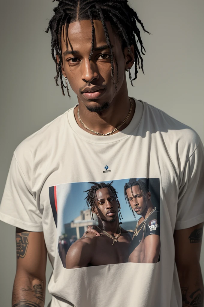 Travis scott com a camisa do vasco