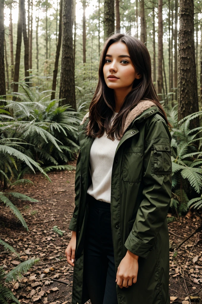 Girl in forest