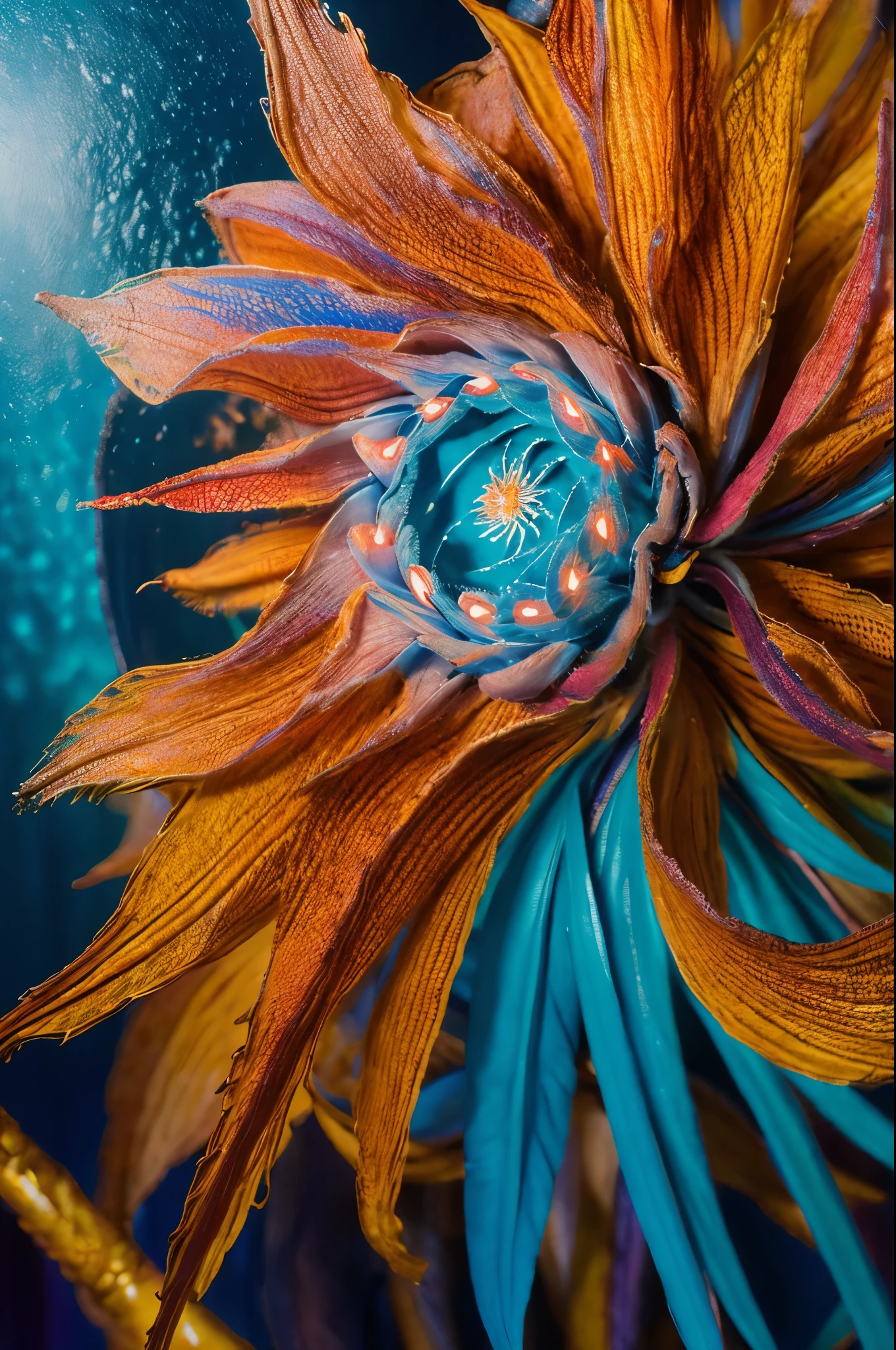 (melhor qualidade,4K,8K,high resolution,Obra de arte:1.2),ultra-detalhado,(realista,photorealista,photo-realista:1.37),mandala,religioso,Psychedelic,colorida,Fantastic,ciberpunked,ciberpunk,criaturas marinhas,atmosfera serena,luminous lighting,formas fluidas,meditative experience