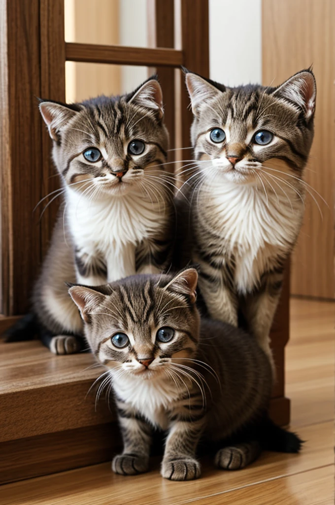 Gatitos felices