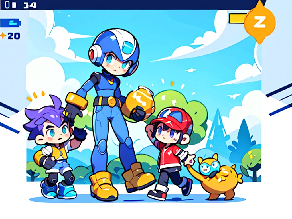 Personagem robo azul andando, Folha de sprite fundo roxo, Folha de sprite, Mega homem Folha de sprite walk cycle, megaman, sprites, ator 2ds, ator de videogame, ator 2d, conjunto de sprites HD de alta qualidade, super nintendo game sprite,