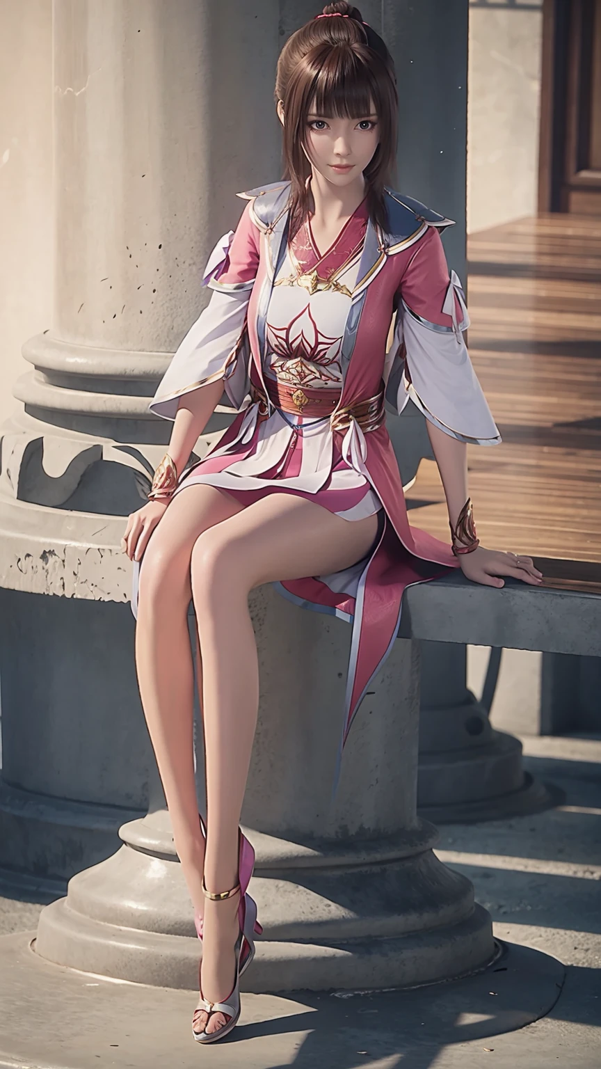 Super detailed beautiful girl 30 years old. Ultra HD, 4k, 8K, Movie，whole body，Sitting，Long legs