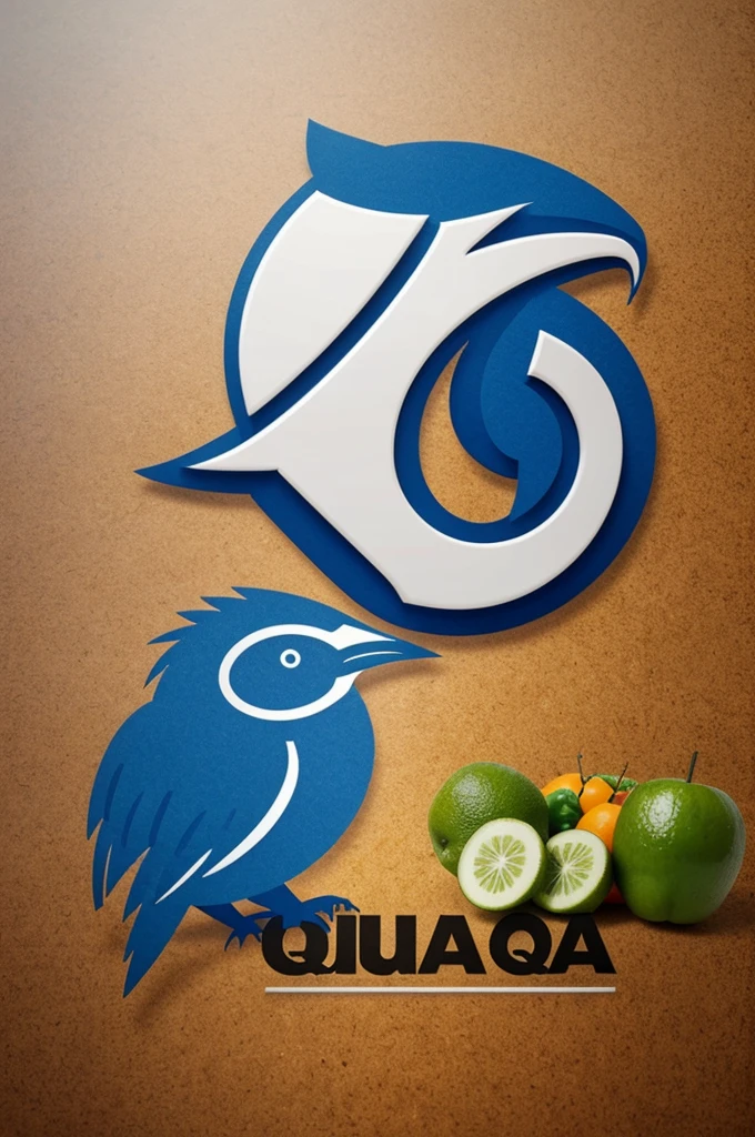 Crear un logo con el nombre de "quinuaq" se tenga una imagen de una quinua q se vea original llamativo , unico que se base mucho en la comida