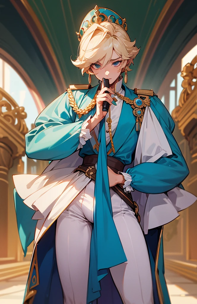 Male, femboy, prince, femboy prince, royalty, effeminate boy, feminine boy, boy, boy that looks like a girl, boywife, penis bulge, penis, bulge, crotch bulge.
