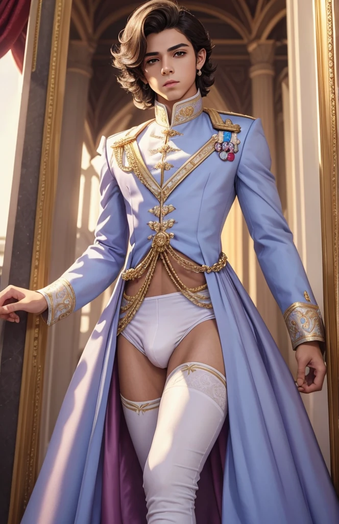 Male, femboy, prince, femboy prince, royalty, effeminate boy, feminine boy, boy, boy that looks like a girl, boywife, bulge, crotch bulge.