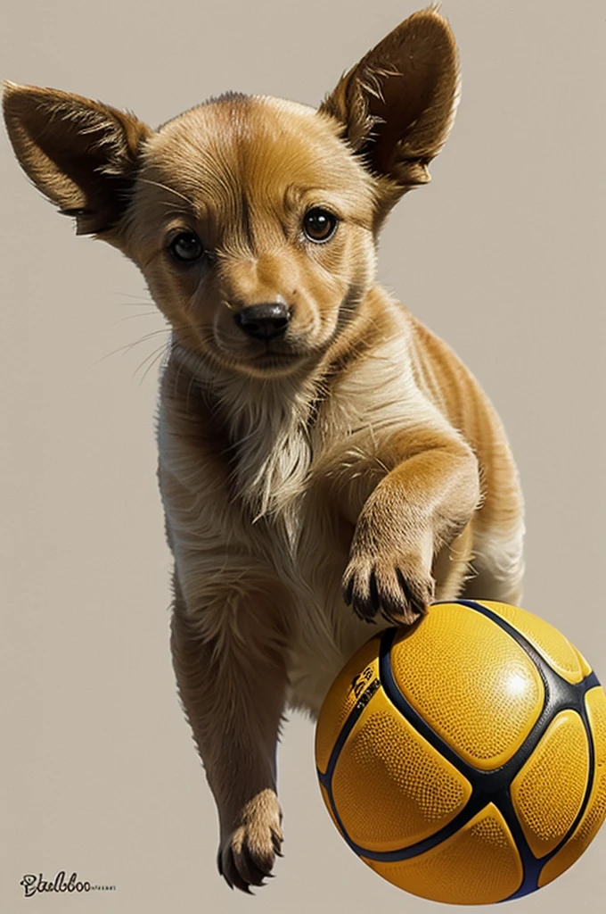 abeja de dibujos animados tierna com balon de baloncesto