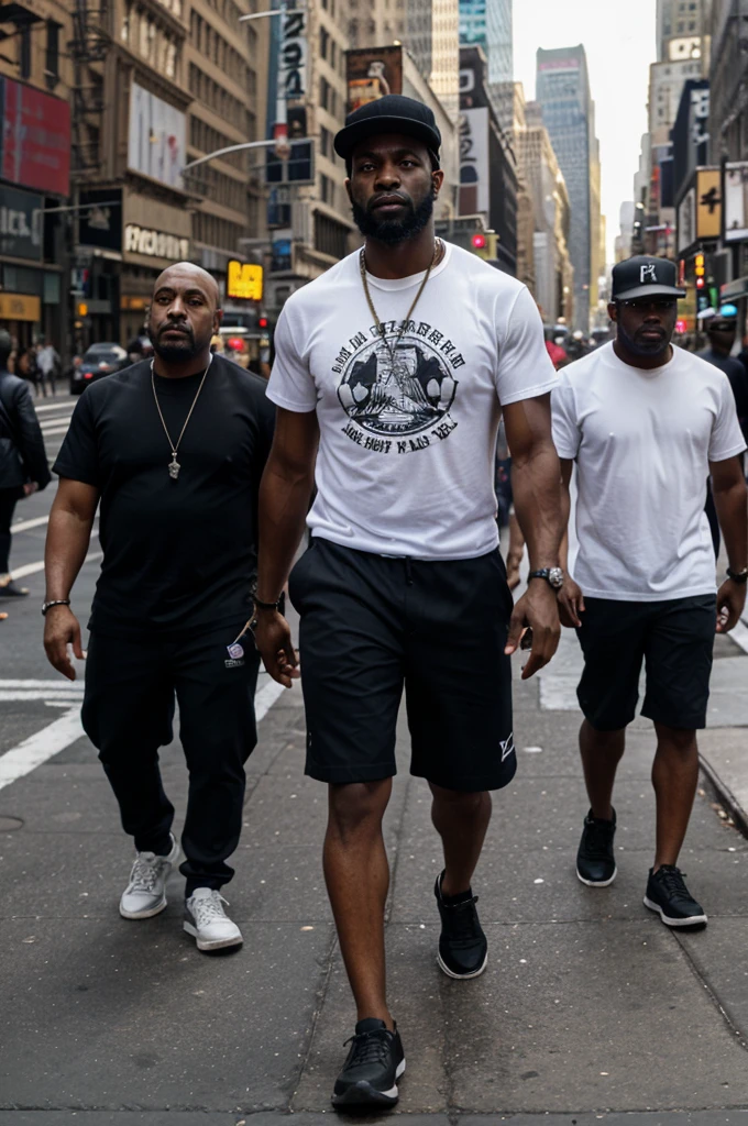 negros raperos en las calles de new york
