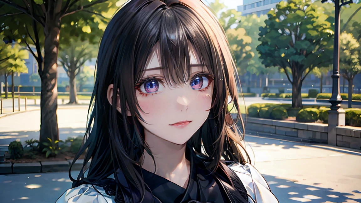 23歳の超reality的な女の子, Formal attire, Instagram Snapchat ,Influencer,Highest quality, masterpiece, High resolution, 8k, (reality的な: 1.4), Ultra High resolution, 1 girl, Very detailed, 超reality的な, Detailed CG illustrations, Official Art, Cinematic Light, reality, Young and beautiful girl, (How it all started: 1.3), With confidence, 超reality的な, 8k, 4K,On a bench under a tree in the park
