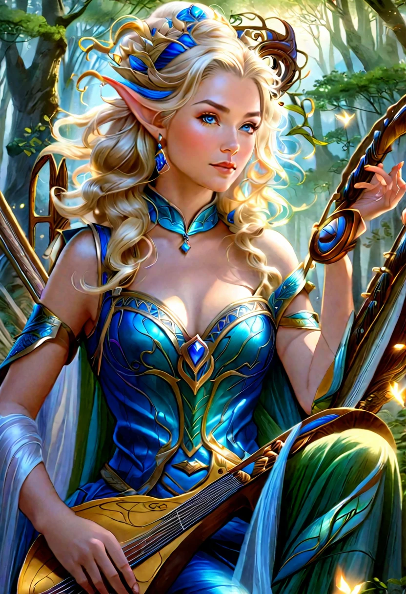 mulher arafada com uma harpa, in a forest with trees, bardo da floresta tocando harpa, Graphic artist Magali Villeneuve, fantasy genre portrait, blonde elven empress, arte de fantasia medieval, arte estilo fantasia, artgerm detalhado, Magali Villeneuve&#39;, retrato de arte de fantasia, cavalo michael (Motor irreal, arte de jogo de cartas de fantasia, um close de uma mulher de armadura de couro segurando uma harpa, bela arte de fantasia, artgerm e wlop, fantasia arte behance, epic fantasy art portrait, arte do wlop, arte de fantasia detalhada, Arte de fantasia em 4K, wlop e artgerm, epic and exquisite character art, Graphic artist Magali Villeneuve, artgerm extremamente detalhado, arte, a woman with a large head of snakes in her hair, female Medusa long hair, fierce Medusa, linda Gorgon feminina, dark portrait of Medusa, portrait of Medusa, Medusa portrait painting, portrait of teenage Medusa, very sad Medusa, long flowing Medusa hair, Medusa, Medusa made of wax, young woman as Medusa, Medusa head, Medusa made of soft wax, female Medusa, beautiful female Gorgon, fierce Medusa, artgerm julie bell beeple, deusa sobrenatural, arte de fantasia celta, mitologia da deusa da terra, Medusa, portrait of teenage Medusa, DeviantArt Artstation CGScosiety, hybrid snake woman, Gorgon, deusa da maldade, portrait of Medusa