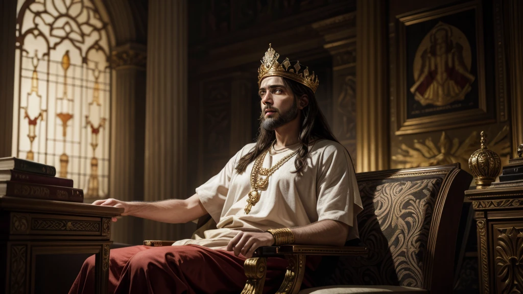 king solomon , artistic representations based on biblical descriptions.