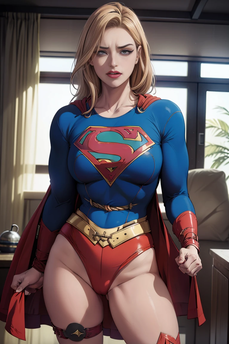 (((SUPERHEROINE SUPERGIRL roupas rasgadas, ropa andrajosa,ella lleva lenceria de encaje, Ropa interior de Encaje, ela esta descalza))), (((Ela'it's in the dirty alley, por la noche, OBLIGADA A SER PROSTITUTA))), ((ella fue violada)), (SUPERGIRL is squatting, acuada contra as paredes), (ella esta llorando mucho, ella tiene el pelo rubio, ella tiene pelo largo)), ((Lleva un grueso collar de metal alrededor del cuello..)), (obra-prima, Mejor calidad) 1.5, 1 chica, Solo, (sensual, mujer bonita, cara perfecta, ojos perfectos), cuerpo entero, tears running down your face)), ((SUPERGIRL en esclavitud, Arms tied behind the back, Shibari, Manos atadas a la espalda,painful rope restraint)
