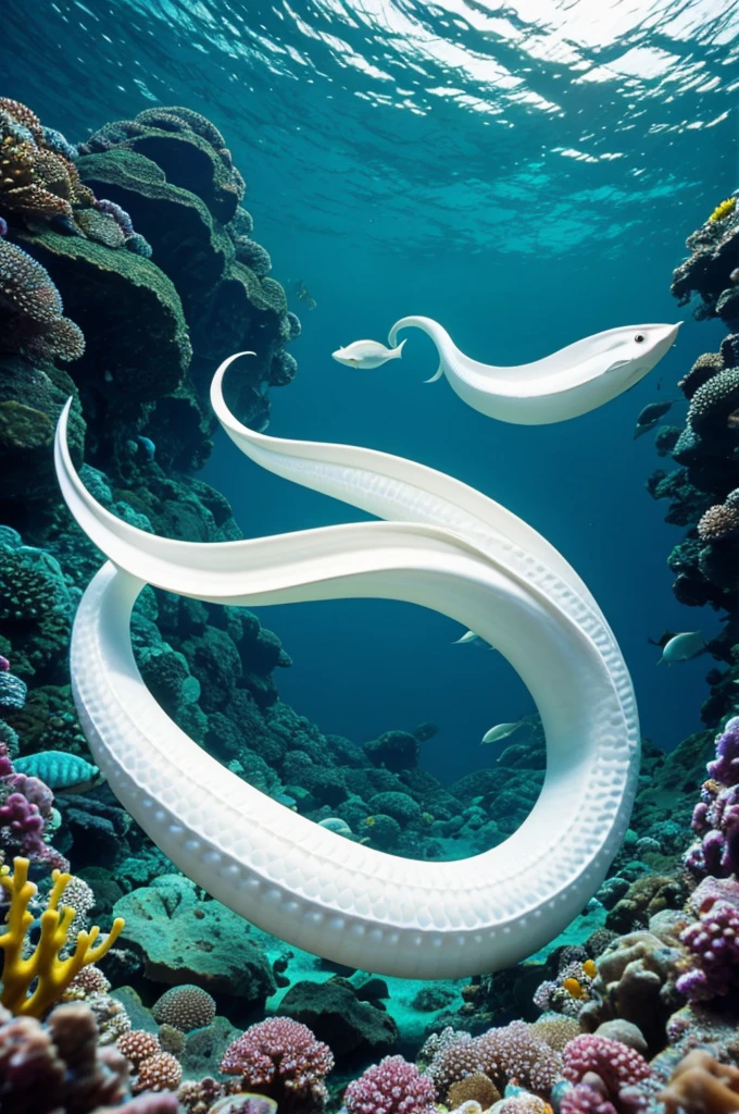 White Naga underwater