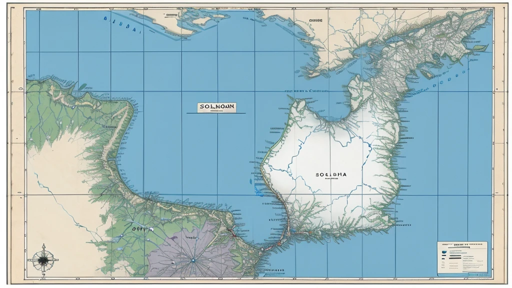 Maps showing the territory of Solomon&#39;s reign.