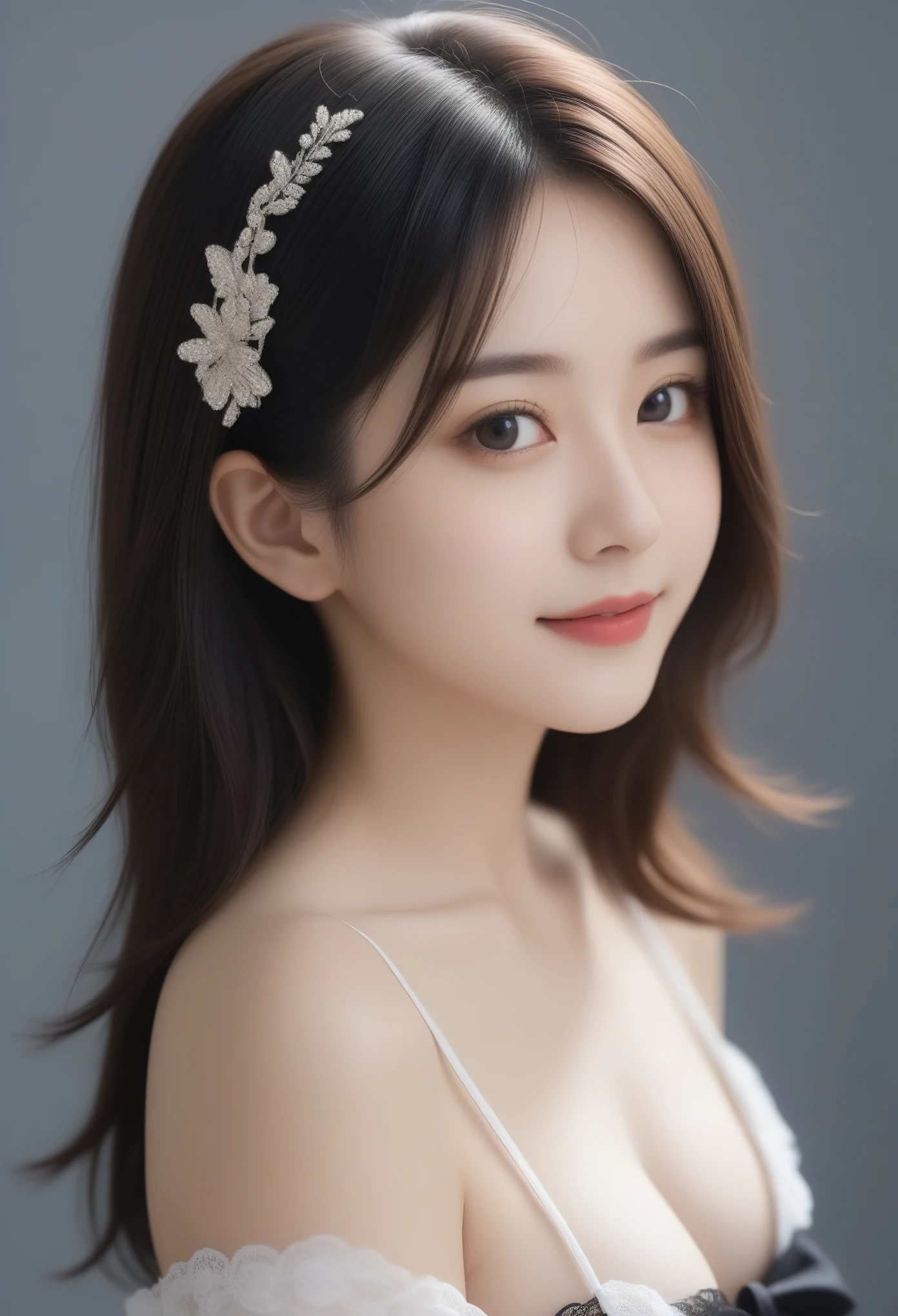 8k, Ultra-high resolution, Highest quality, masterpiece, 三分割法によるphotograph,Surreal, photograph, 1 girl, (:1.3), pretty girl, Cute face, Beautiful eyes in every detail, 細かくdetailedに,masterpiece,, One Girl:1.2, Japan Female Announcer,whole body,Young Wife,Dear Future City,Black Micro Bikini,Black high heels、Full of cleanliness,A carefree smile,Healing the heart,Short Bob,Looking at the audience、beauty,Long neck、Laugh a little、Please close your mouth and laugh、(((Ideal body type))),A-cup small breasts :2,、Portraiture:2、Perfect Anatomy、鮮明なdetailed、detailed、Surreal、Light and shadow,Strong light
