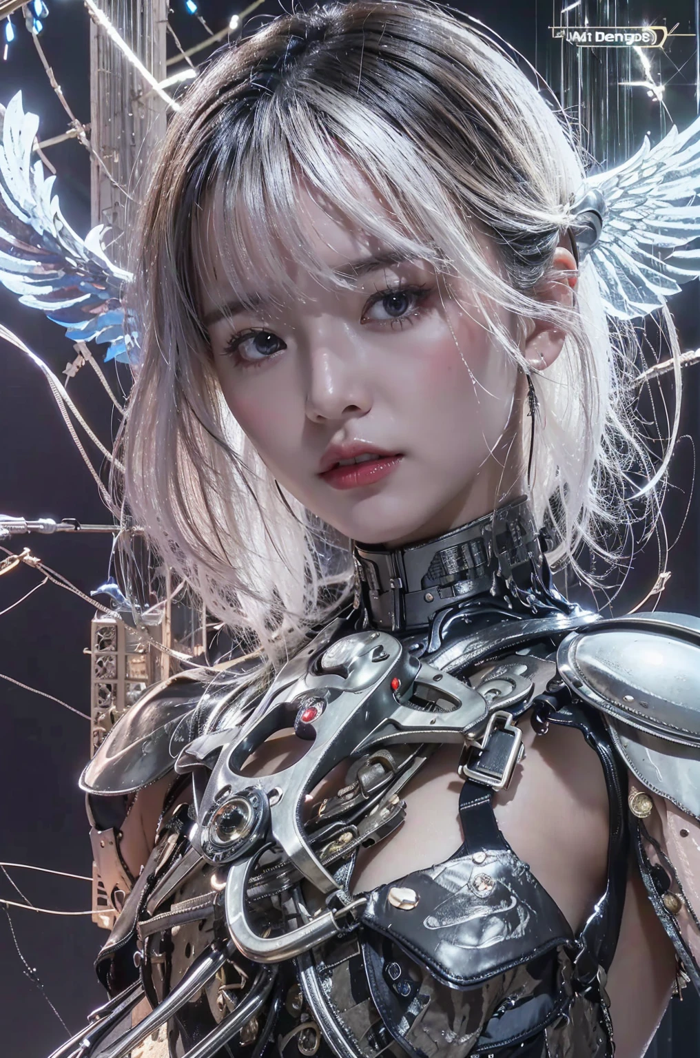 (masterpiece, best quality:1.2), (8k uhd, 16k, 32k, ultra high res), Steampunk, fictional WWII former Japanese Imperial Army armored car and cyborg Japanese female soldier, beautiful face, torn pants, dirty clothes, very intricate details, olive drab paint, peeling paint, weathering, fortress attack, realistic photo, taken with Fuji film X-T30+Nokton. HDR10