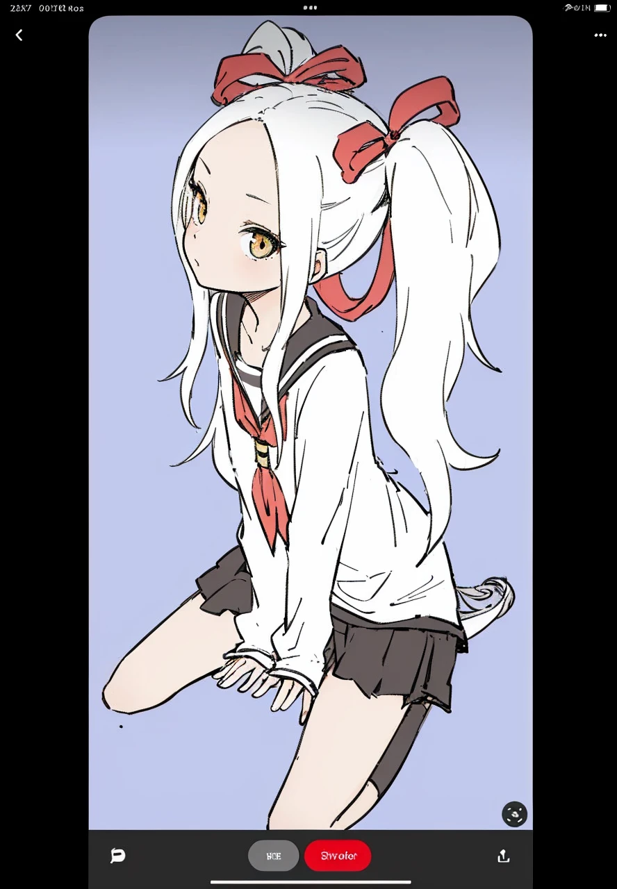 golden eyes, Long silver hair, no Clothing,hentai posse sexy
