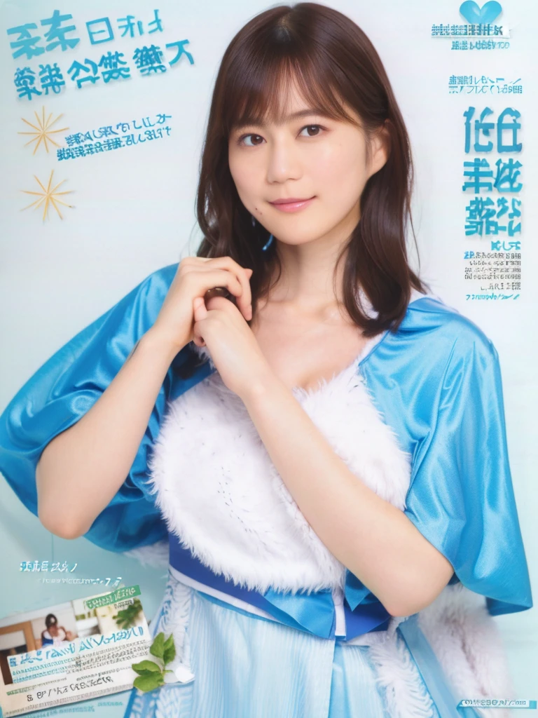 (top-quality,masterpiece:1.3,超A high resolution,),(ultra-detailliert,Caustics),(Photorealsitic:1.4,RAW shooting,)Ultra-realistic capture,A highly detailed,High resolution 16K human skin close-up。 Skin texture is natural、,The pores are、Must be detailed enough to be easy to identify。 Skin should look healthy with even tones。 Use natural light and color, (large boob:1.2), a close up of a woman in a blue dress posing for a picture, young pretty gravure idol, japanese model, young sensual gravure idol, ikuta erika, young gravure idol, realistic young gravure idol, big breast, normal fingers, cute seductive smile, young skinny gravure idol, sophisticated gravure idol