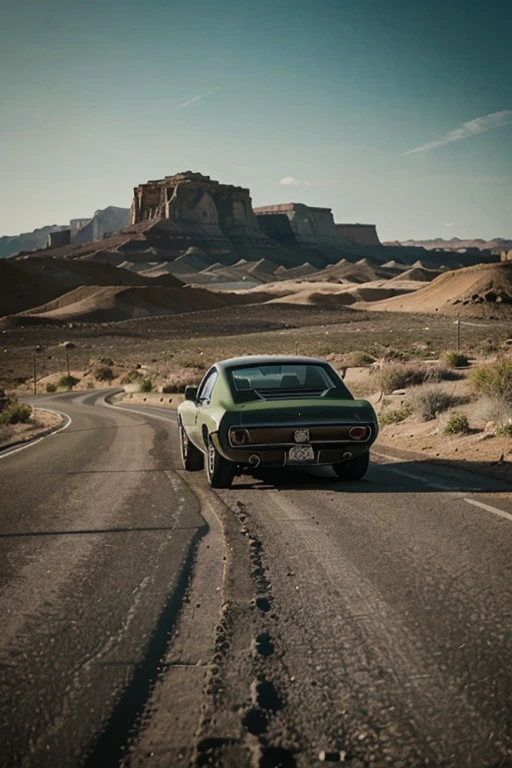 1969 Mustang Fastback more detailed, HD, 4K, 15mm wide-angle lens.