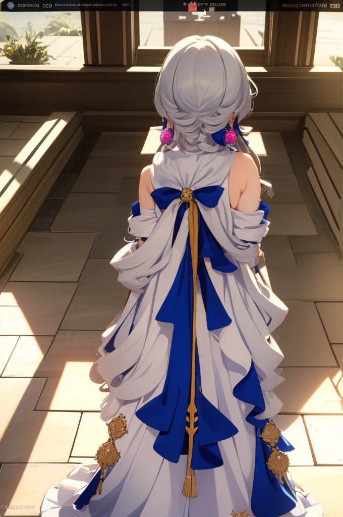((mejor calidad)), ((Obra maestra)), (detallado), 1 chica, anime, bronya zaychick, pov, from behind, ???????????, ???,
