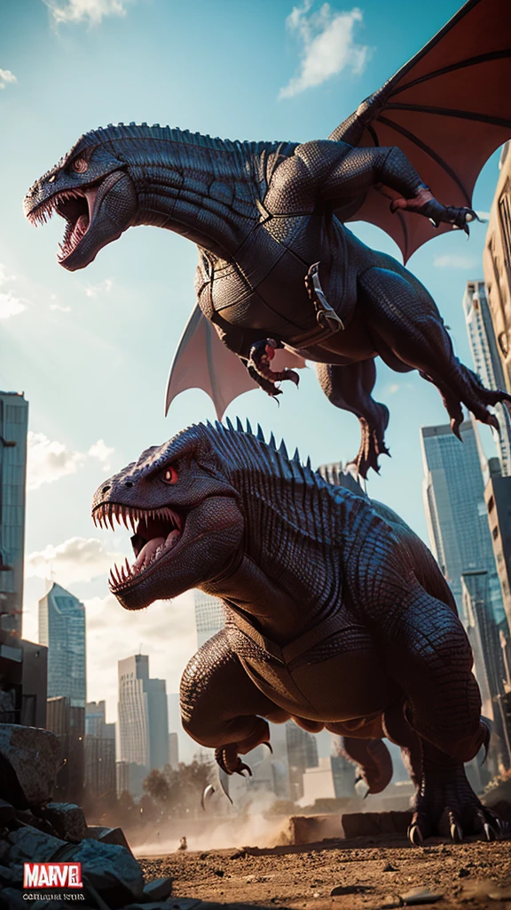 Marvel Comics style、Tyrannosaurus