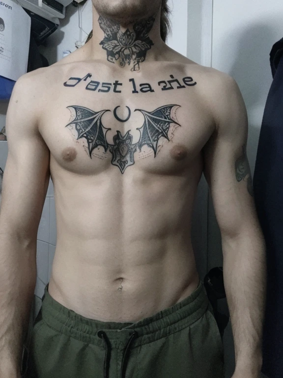 Put a shirt open on the tattoo zone
