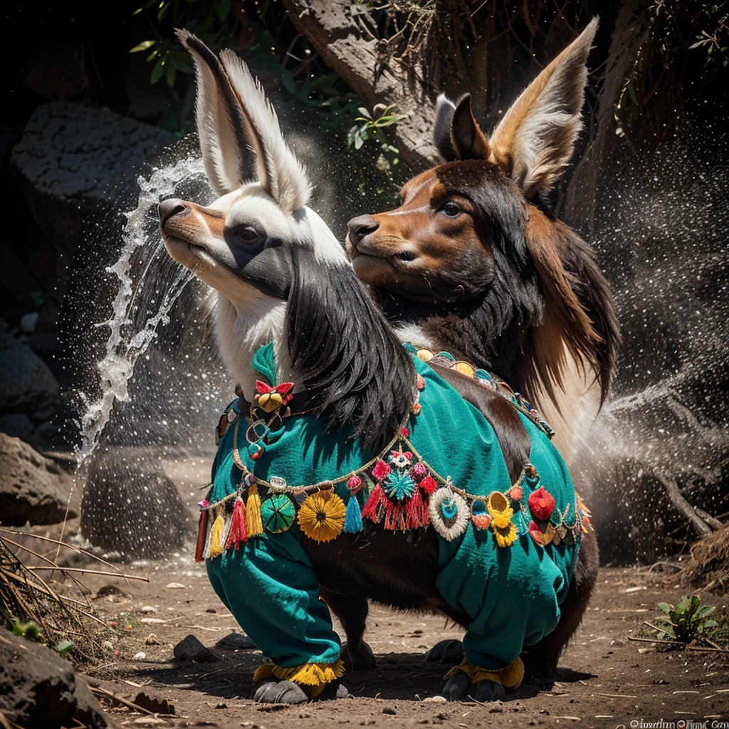 Genera el logo de un grupo de folklore llamado Huateque que tiene como mascota un delfin y colores mexicanos que la imagen contenga el nombre del grupo