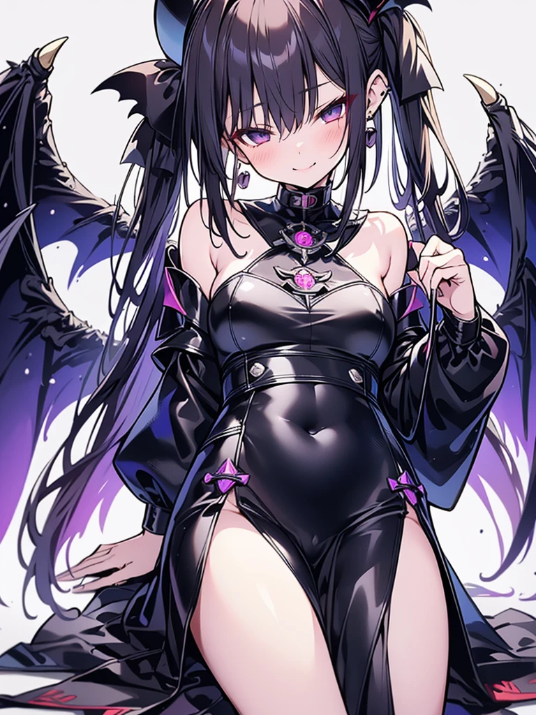 ((best quality)), ((highly detailed)), masterpiece, Succubus-style magical girl. Tentacles growing from her body. Tentacles with a mouth.