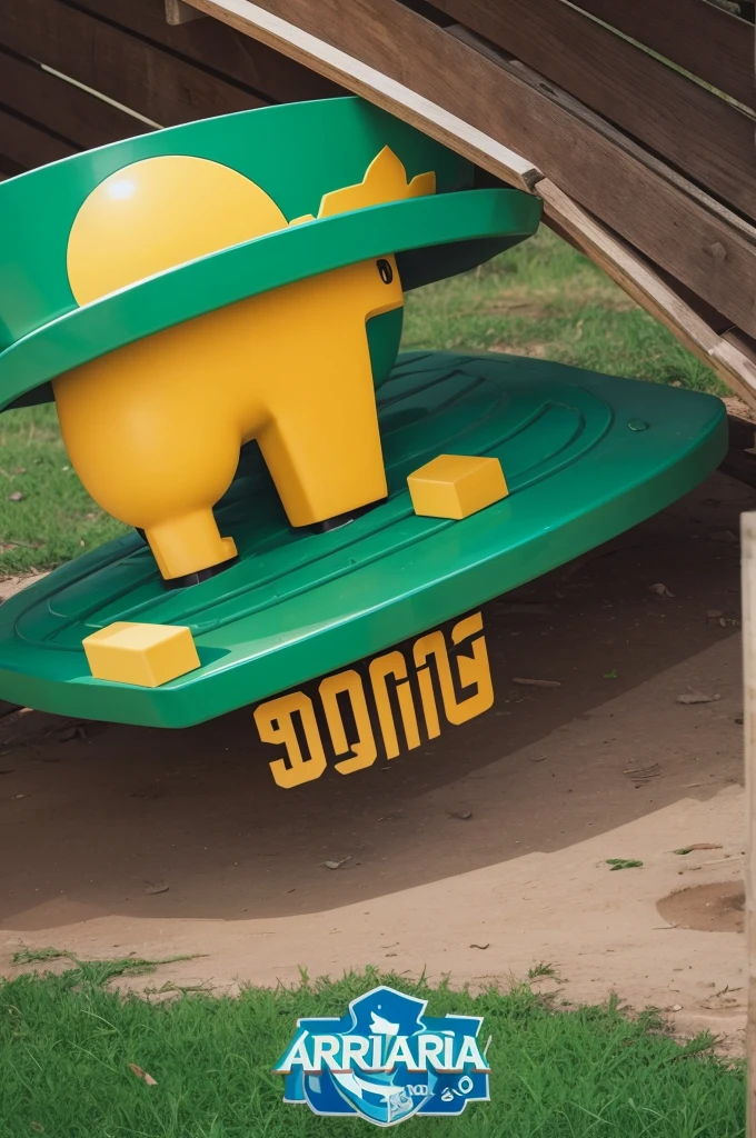 Arraiá logo with the theme "Go'nes"