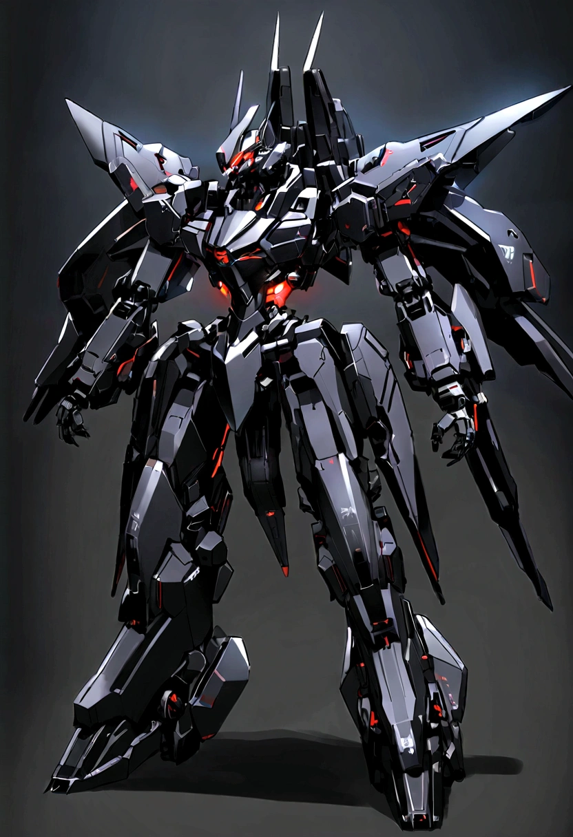 "Mechanized Mongoose，Mechanical mongoose exterior design futuristic,Dark Style,Pure black metal housing,Glowing Machine Eyes,Streamlined body,There is a sense of domineering，The background is dark，Light shines through the gap，Create an image of a futuristic, technologically advanced mechanical dog。"