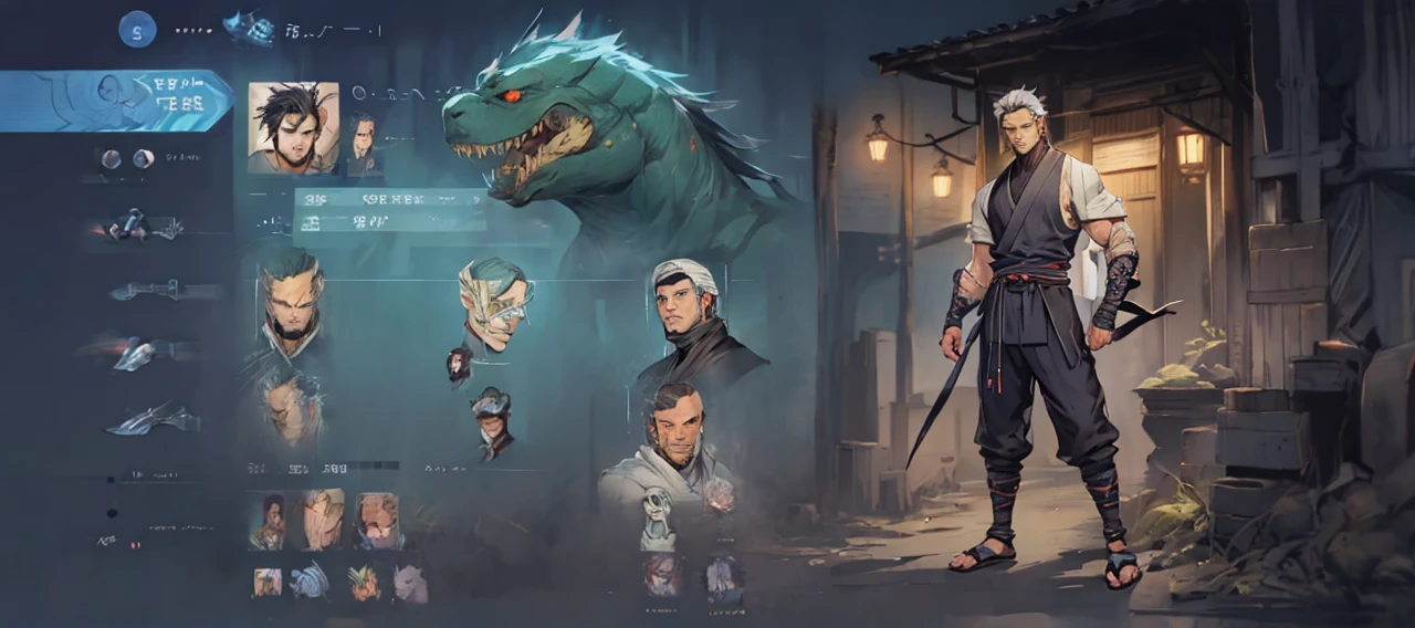 handsome ninja, realistic, make more handsome