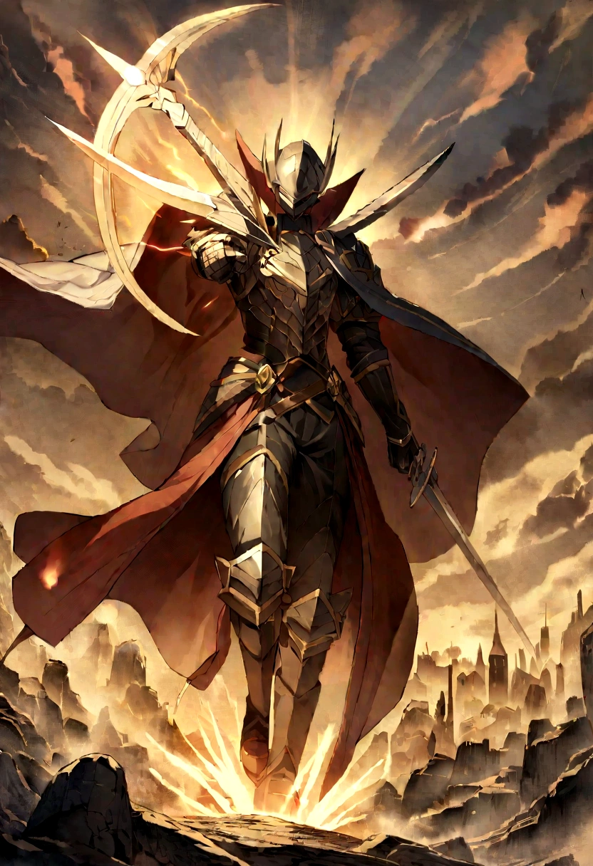 4K Anime Illustrations Ten Years of Hard Work,Sharpen a sword,The sword blade flashes coldly,Just not tested。Take it out now,Give you a look,Who has something unfair?,Tell me the truth。