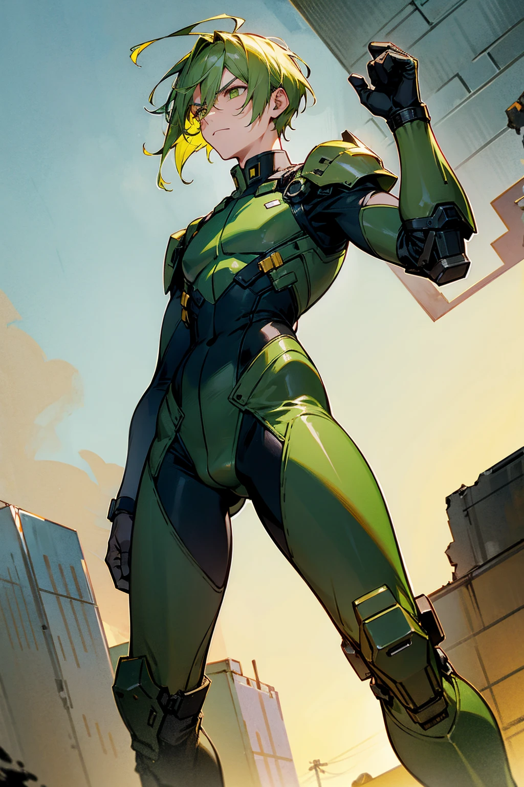 Cammy White, Bodysuit, green suit, green bodysuit.
