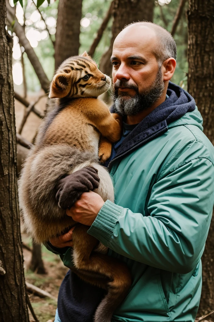 Father animal and baby animal