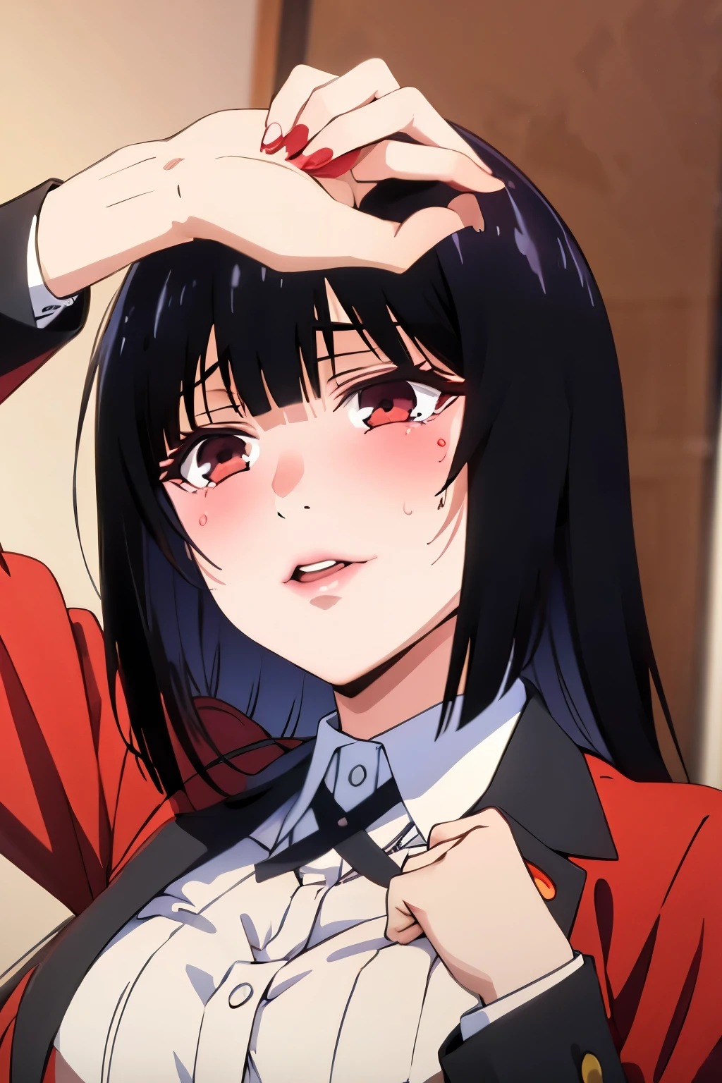 Yumeko Jabami crying  